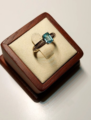 Ring gelbgold 375 - ring, mit