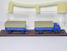 (4125)  Brekina 1:87,  82231 Henschel HS 16 Hängerzug Mönchshof-Bräu Kulmbach