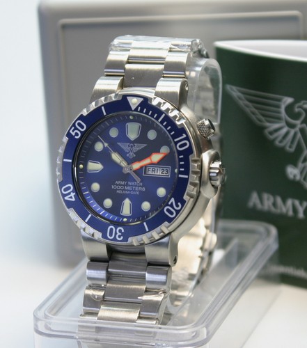 Army watch blau ref - ref.:, 845