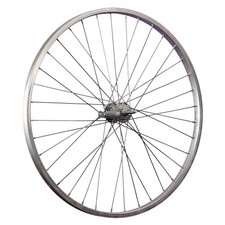 Laufrad 26 Zoll Fahrrad Hinterrad Aluminiumfelge Shimano Rücktrittbremse silber