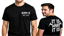 Gen X Tshirt schwarz