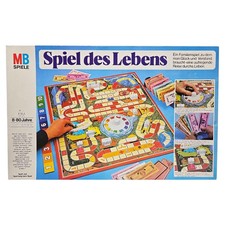 Spiel des Lebens Brettspiel 2-6 Spieler MB Spiele 1978 Vollständig 