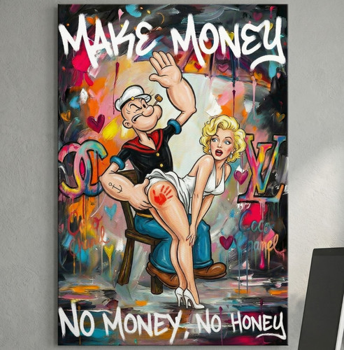 Pop art kunst popeye - popeye, seemann