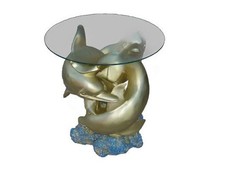 Glastisch Tische Tisch Statue