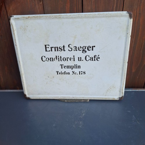 Antikes emailleschild der - antikes,