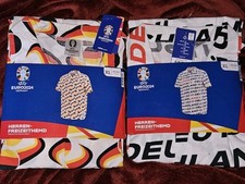 2 X  Herren Fußball Freizeit Hemd Deutschland Frauen EM WM DOPPELPACK XL 43/44