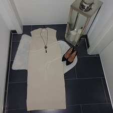 Neu Strickkleid S 36 38 Midikleid creme H&M Strickweste wadenlang TopZustand