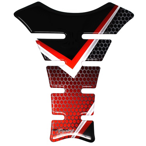 Tankpad motorrad red tribal - 3d,