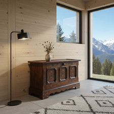 Voglauer Anno 1700 braun antik Kommode Bauerntruhe Truhe Holztruhe Schuhtruhe