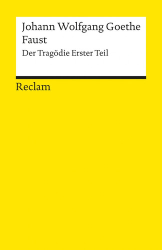 Goethe faust der tragödie - goethe,
