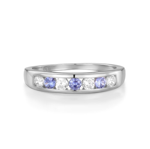 Damen ring massiv sterling 925 - massiv,
