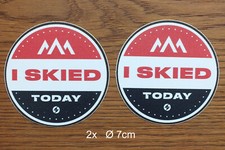 2 Aufkleber Sticker Blizzard