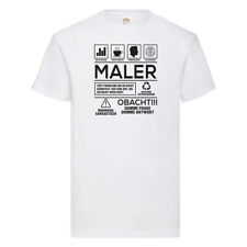 Achtung Probleme Maler | Malerei T-Shirt Weiß