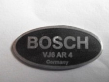 Typenschild Schild Bosch Verteiler VJ6 AR 4 Benz Pagode Porsche 911 s20