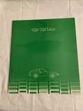 Prospekt Porsche 924 und 924