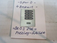 Spur 0 , 4 Stück  Lok-