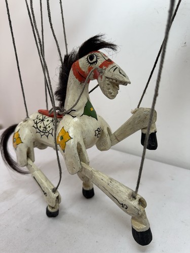 Pferd marionette handbemalt - marionette,