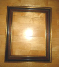 Bilderrahmen Holzbilderrahmen für Gemälde Porträt 35 x 45 cm Braun Gold Holz Alt