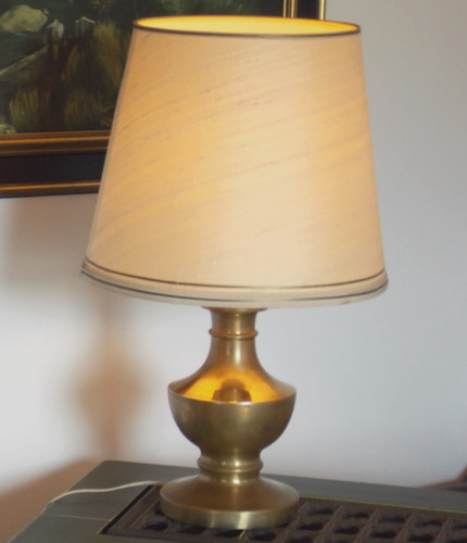 Vintage tischlampe messing - vintage,