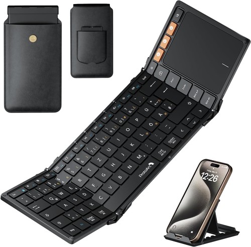 Faltbare bluetooth tastatur - faltbare,