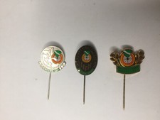 3 Stück Vintage Anstecknadeln Rheinischer Schützenbund Rundenwettkampf 95/96/97