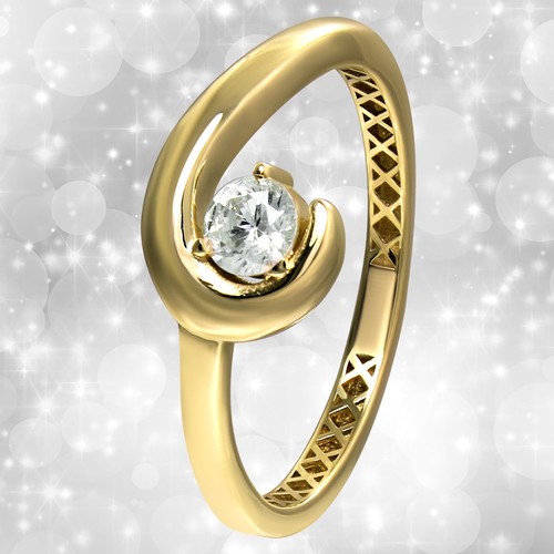 Golddream gold ring zirkonia - ring,