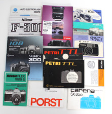 Konvolut Handbuch Anleitung Nikon Canon Metz Yashica Pentax Rollei ... (#2379)