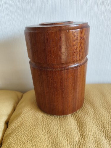 Holzdose gedrechselt antik alt - holzdose,