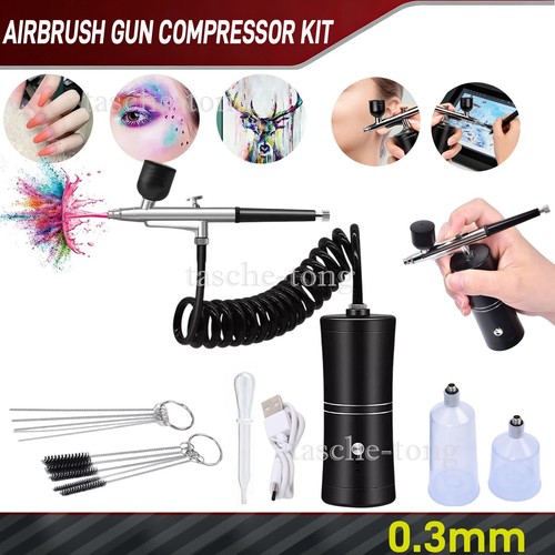 Tragbares akku airbrush - tragbares,