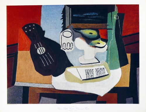 Pablo picasso gitarre glas - pablo, picasso,