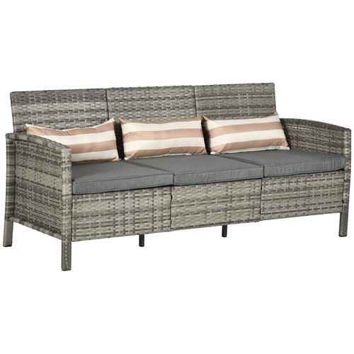 Rattan sofa outdoor - outdoor, dreisitzer