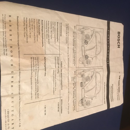 Orig bosch einbauhinweise - bosch,