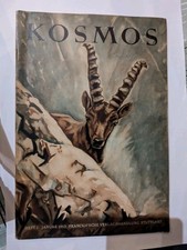 Kosmos Magazin Vintage Zeitschrift Tiere, Pflanzen, Länder Heft 1, Januar 1953