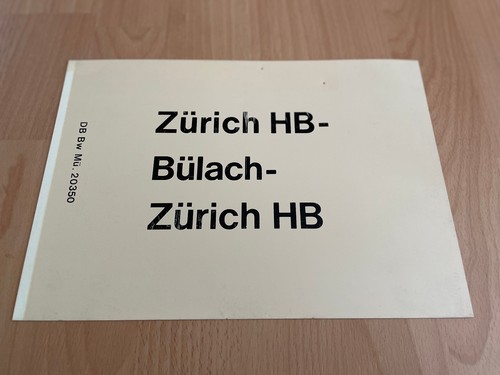 Zuglaufschild zürich - zuglaufschild,