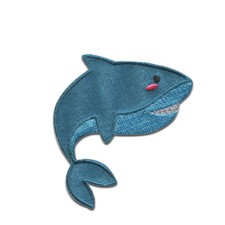 Aufnäher / Bügelbild - Hai Piraten Tiere - Patches Aufbügeln