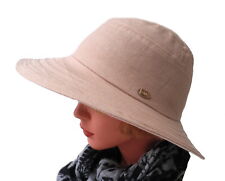 Damen Hut Leinenhut  Kofferhut
