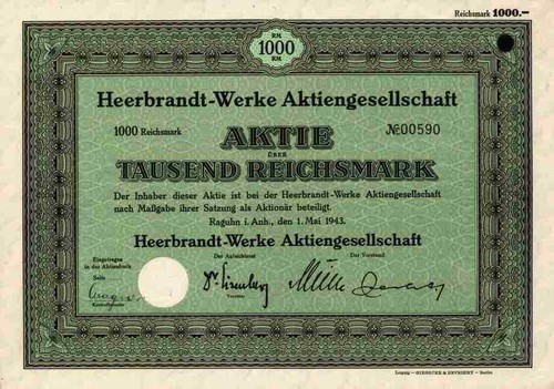 Heerbrandt werk raguhn 1943 - heerbrandt,