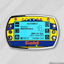 GOLD KART STIL GEL AUFKLEBER