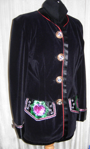 Blazer schwarz knöpfe - blazer,