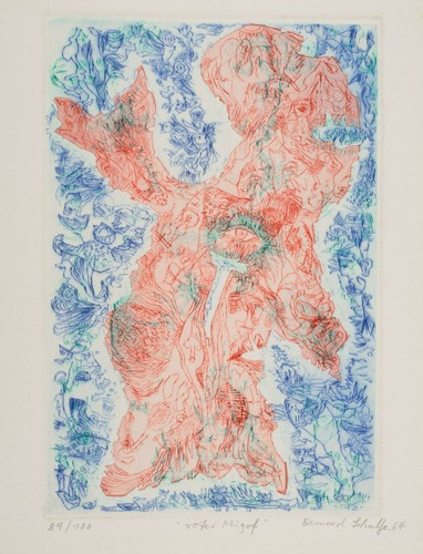 Bernard schultze holzschnitt - schultze,