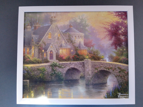 Thomas kinkade lamplight - kinkade, 'lamplight