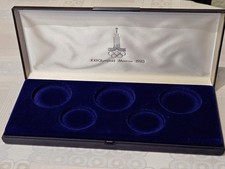 Blaue Etui für Münzen Moskau