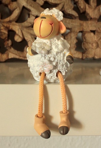 Kantenhocker regalsitzer schaf - kantenhocker,