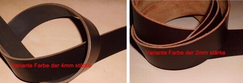 140cm flachriemen lederriemen - 140cm,