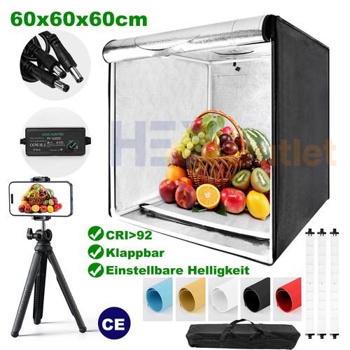 Fotobox fotostudio set - fotobox, 60x60cm