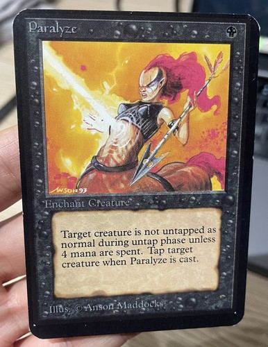 Mtg alpha miscut misprint - alpha,