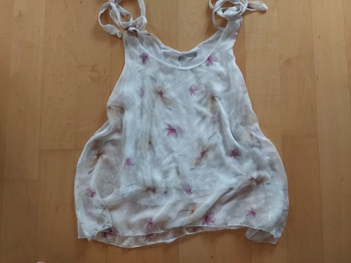 Bluse tunika weiß transparent - tunika,