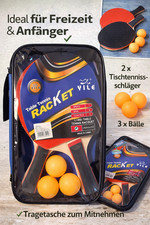 Tischtennis Set 2 Schläger 3