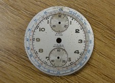 ORIGINAL B.W.C. BWC Suisse Chronograph Zifferblatt vintage ca. 32,8 mm