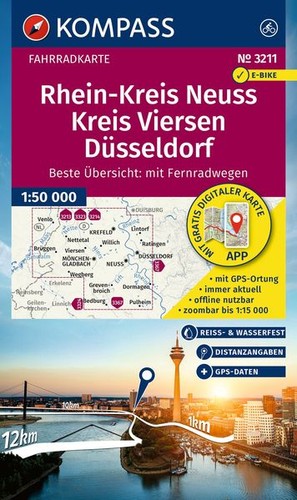 Kompass fahrradkarte 3211 - kompass,